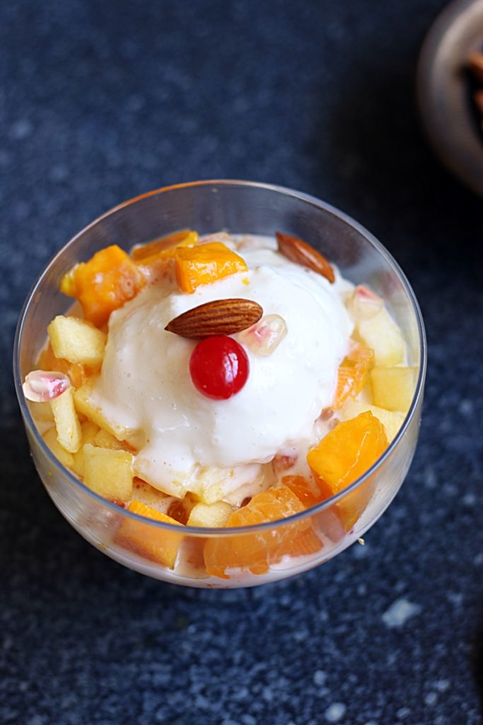 Order Perfect Fruit Salad with Ice Cream food online from Yummy Asia store, Culver City on bringmethat.com