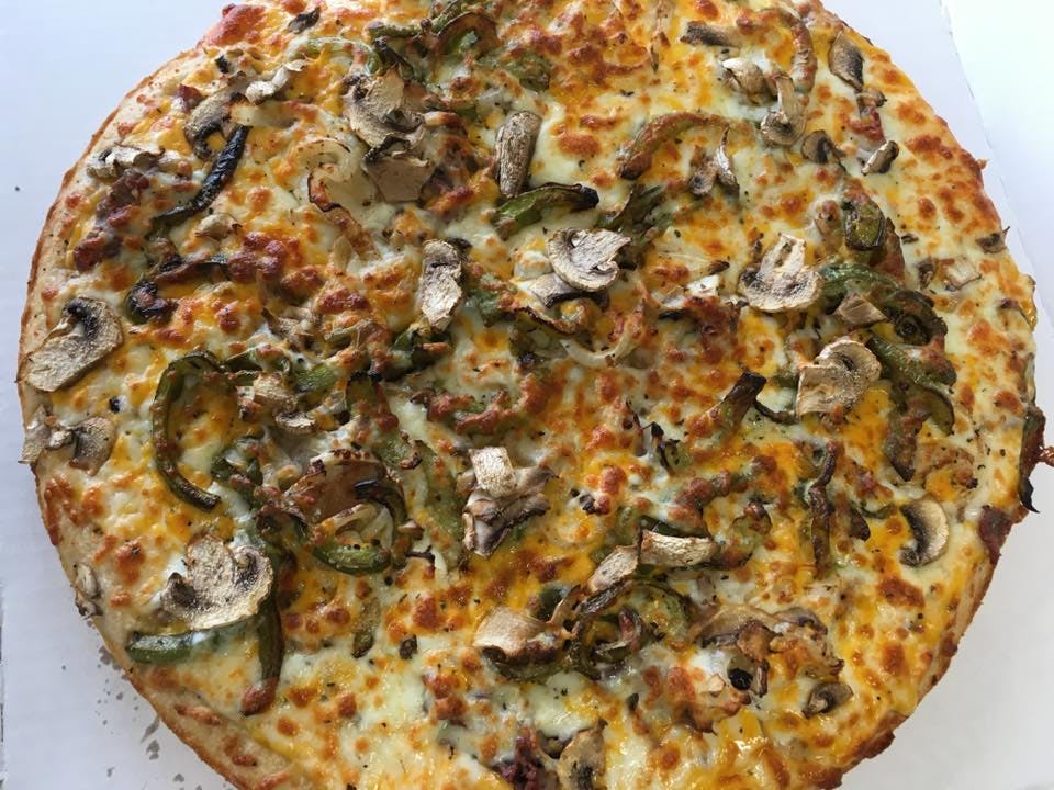 Order Large Two Topping Pizza Sunday Special - Special food online from Pizza By Marchelloni store, Pontiac on bringmethat.com