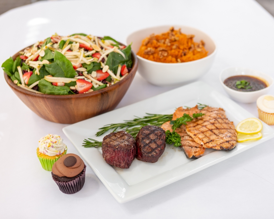 Order Choose any 2 Protein Family Meal for 6 food online from Fresh To Order - Midtown store, Atlanta on bringmethat.com
