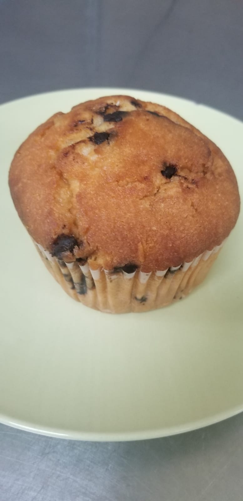 Order Chocolate Chip Muffin food online from Aminas Cafe store, Bronx on bringmethat.com
