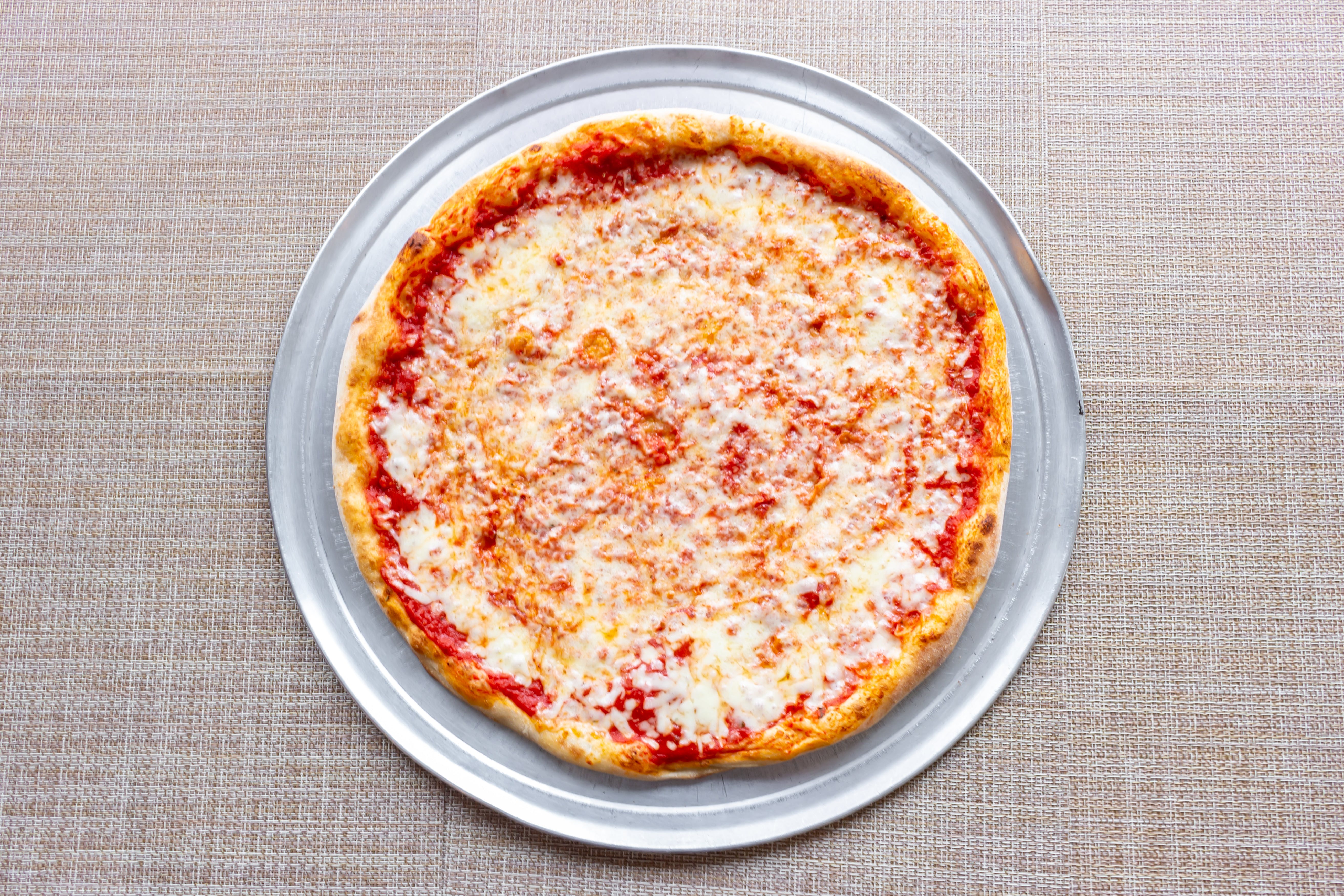 Order Cheese Pizza - Small 12" food online from Ralphy's Pizza And Restaurant store, Paramus on bringmethat.com