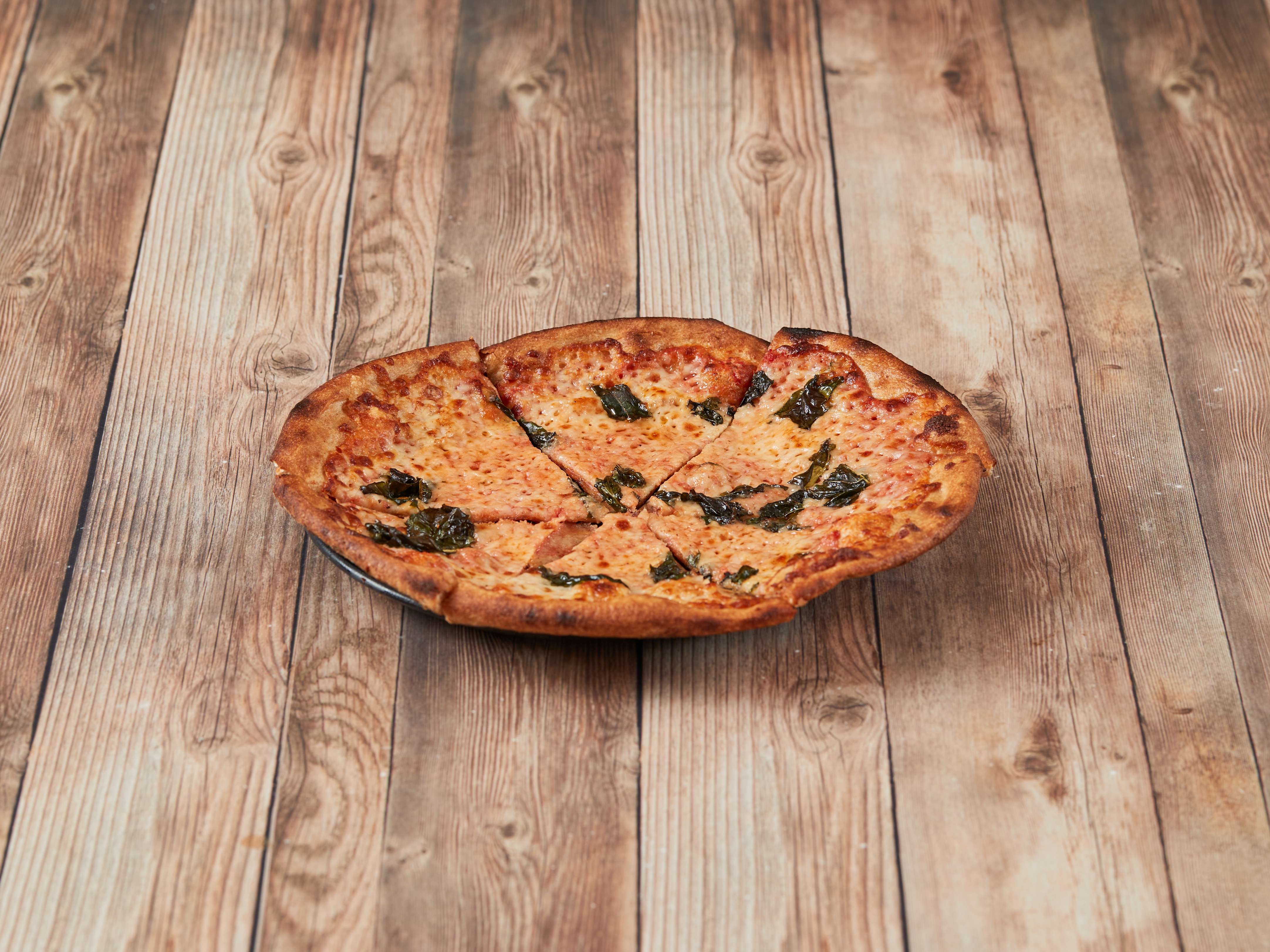 Order Margherita Pizza food online from Basic Kneads Pizza store, Golden on bringmethat.com
