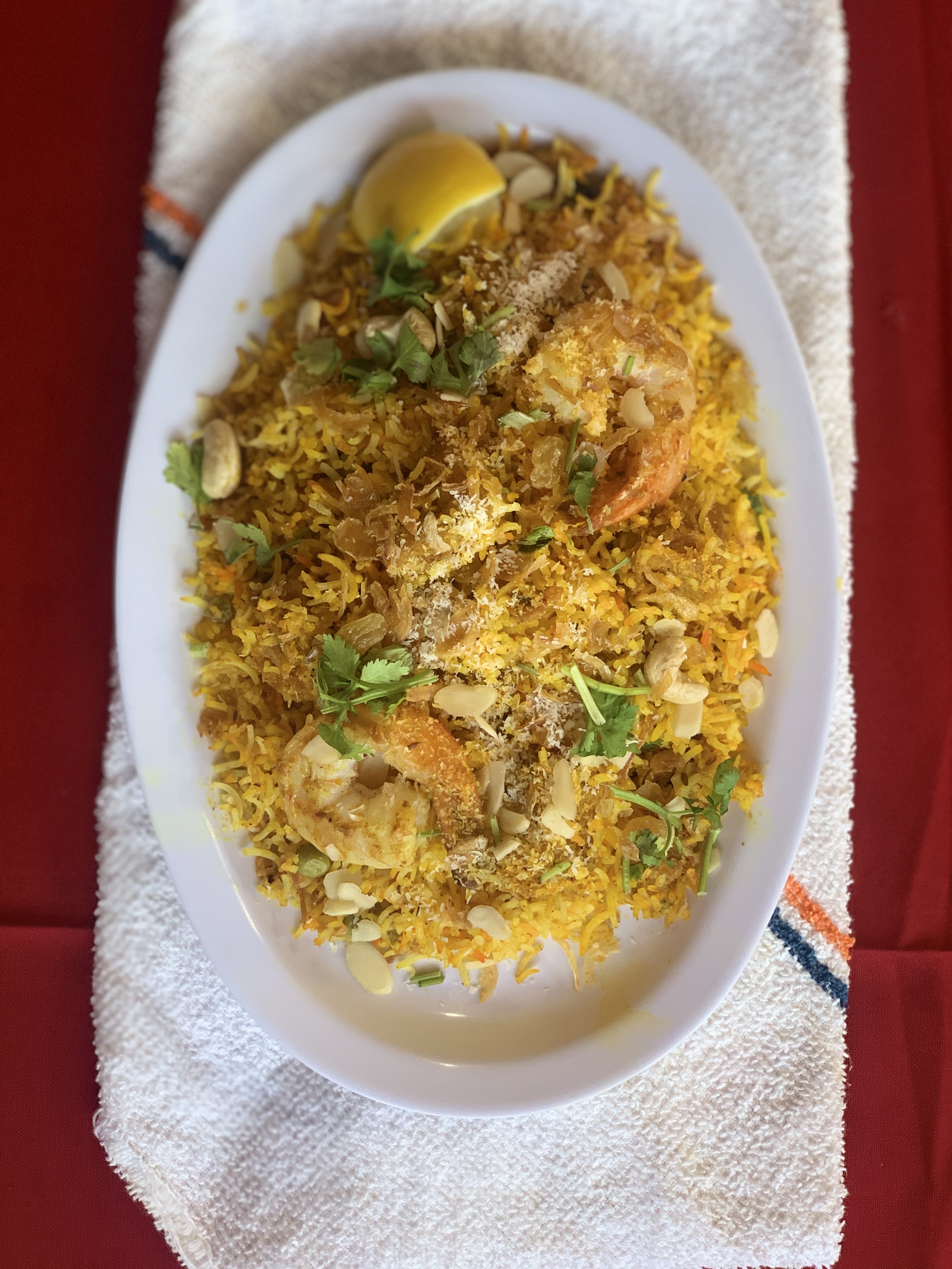 Order Shrimp Biryani food online from Tandoori of India store, Philadelphia on bringmethat.com