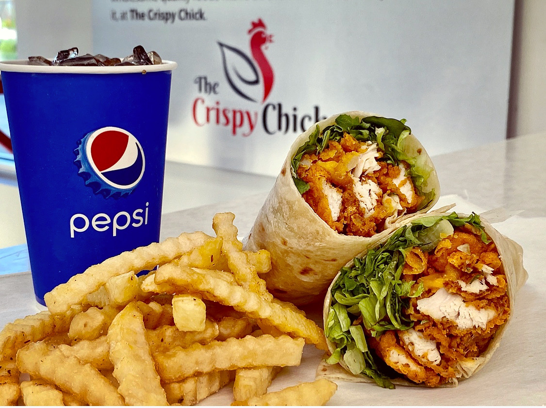 Order Crispy Chick Wrap Meal food online from The Crispy Chick store, Cleveland on bringmethat.com