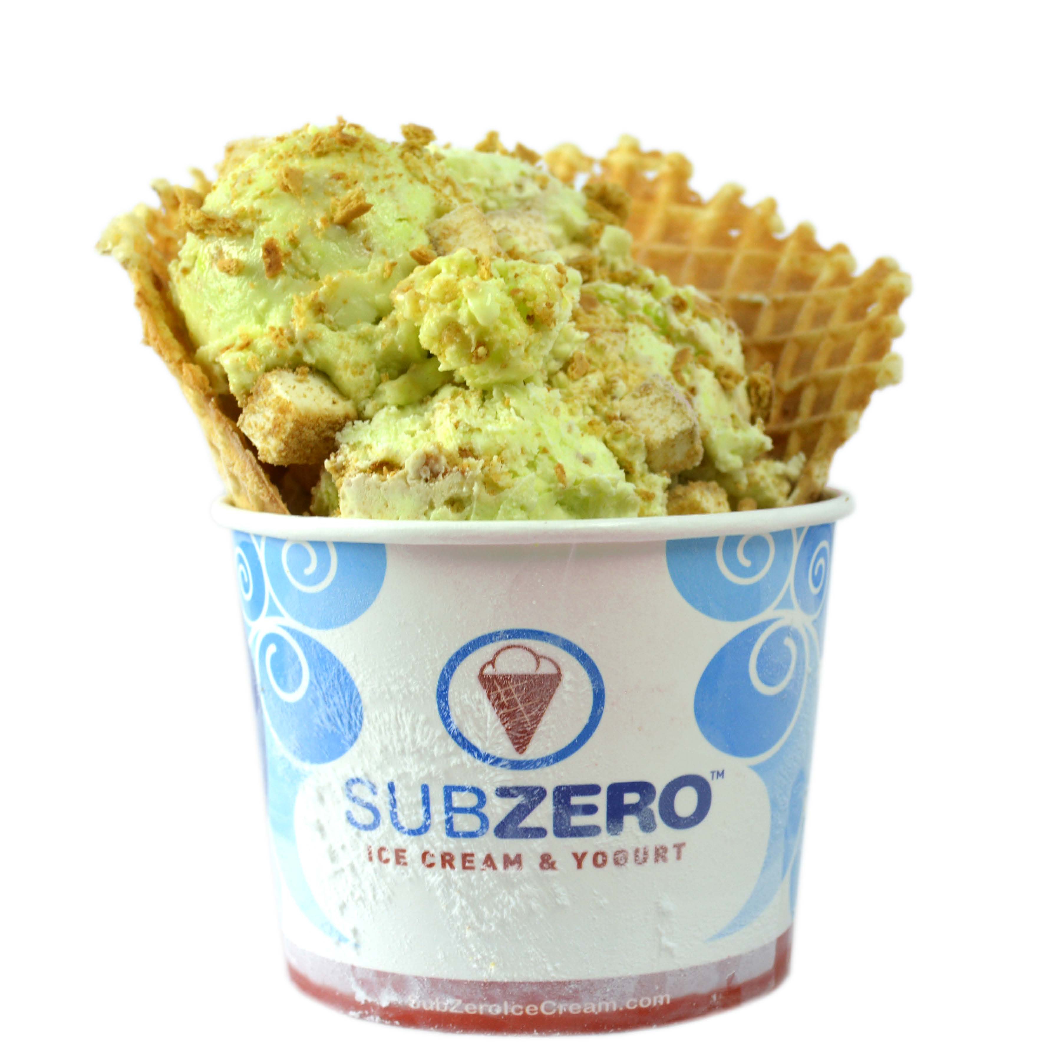 Order 10. Key Lime Voltage Ice Cream food online from Sub Zero Nitrogen Ice Cream store, Carmel on bringmethat.com