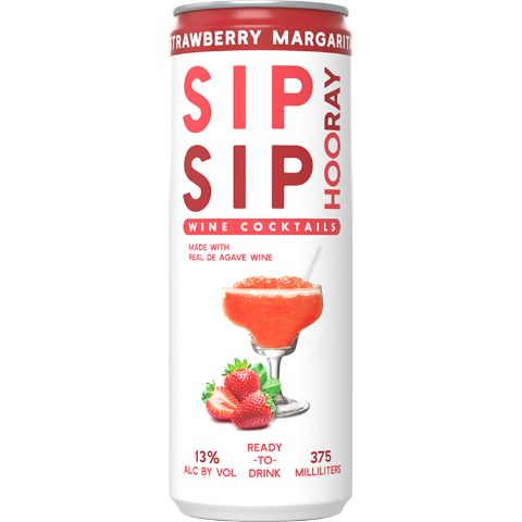 Order Sip Sip Hooray Strawberry Margarita 375ml Can food online from 7-Eleven store, Flagler Beach on bringmethat.com