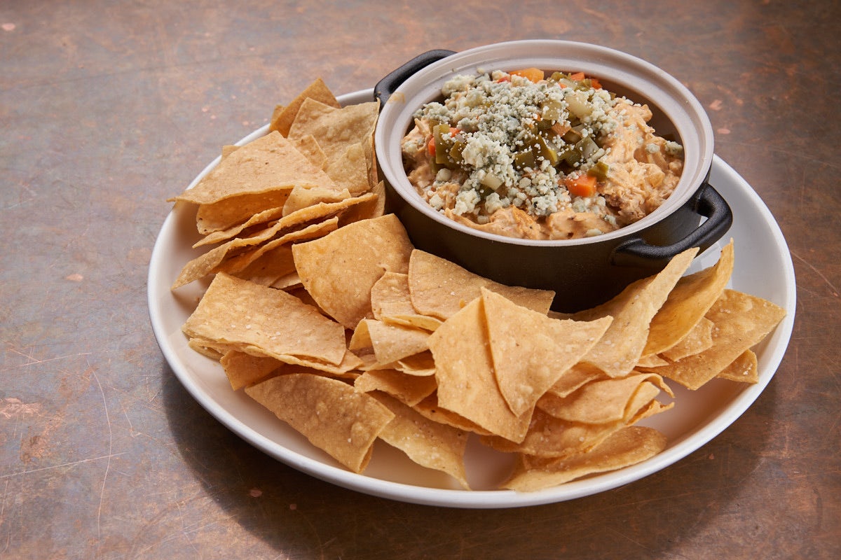 Order BUFFALO CHICKEN DIP food online from City Works store, Pittsburgh on bringmethat.com