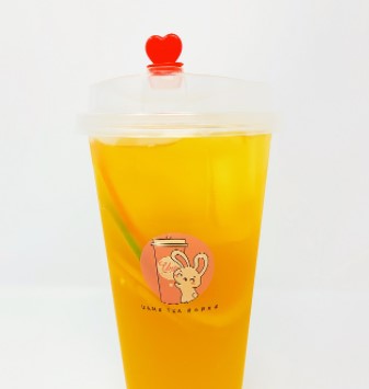 Order Orange Green Tea 橙意满满 food online from Ume Tea store, Fremont on bringmethat.com
