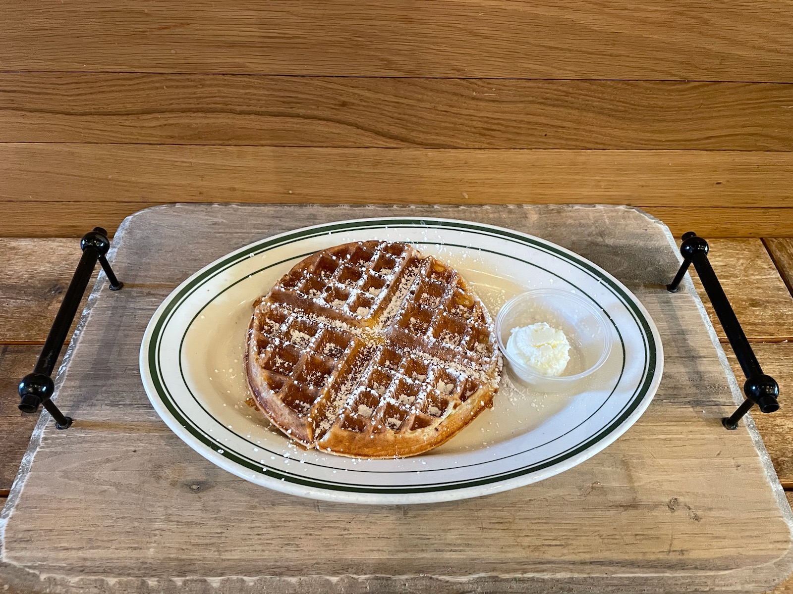 Order Classic Belgian Waffle food online from Mama Comfort Food & Cocktails store, Los Alamitos on bringmethat.com