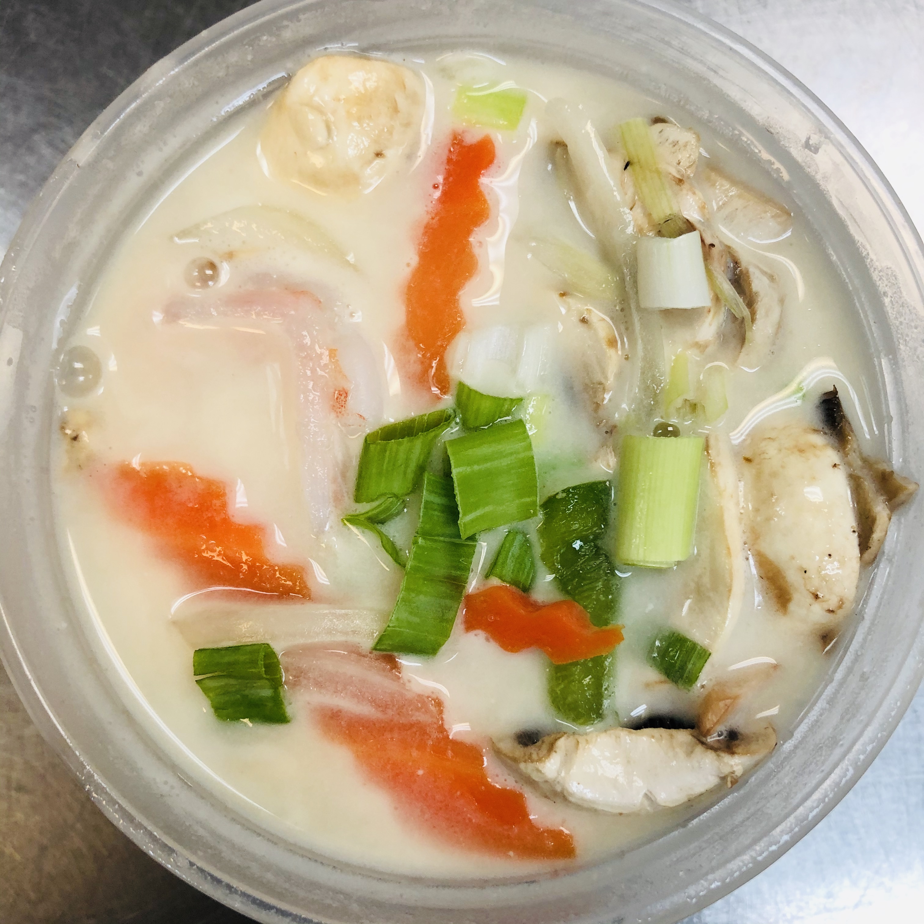 Order S3. Tom Kha Soup food online from Bangkok Orchid Thai Restaurant store, Irving on bringmethat.com