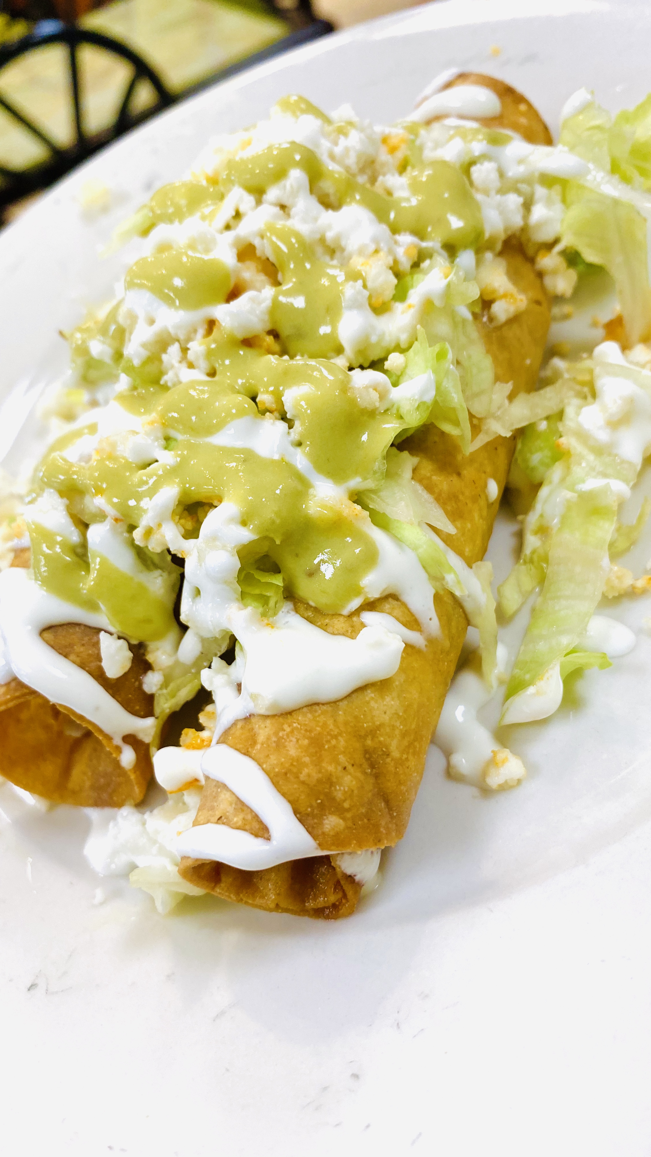 Order Chicken Flautas food online from Dona Tere Westheimer store, Houston on bringmethat.com