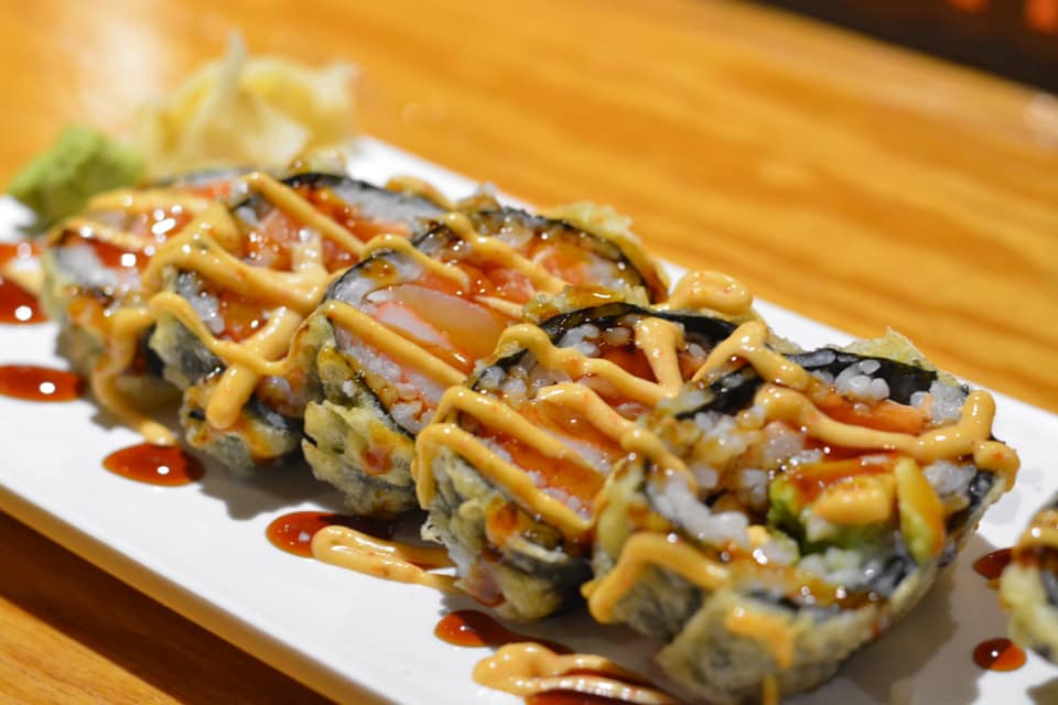 Order Boston Bay Roll food online from Wasabi Steakhouse store, Elyria on bringmethat.com