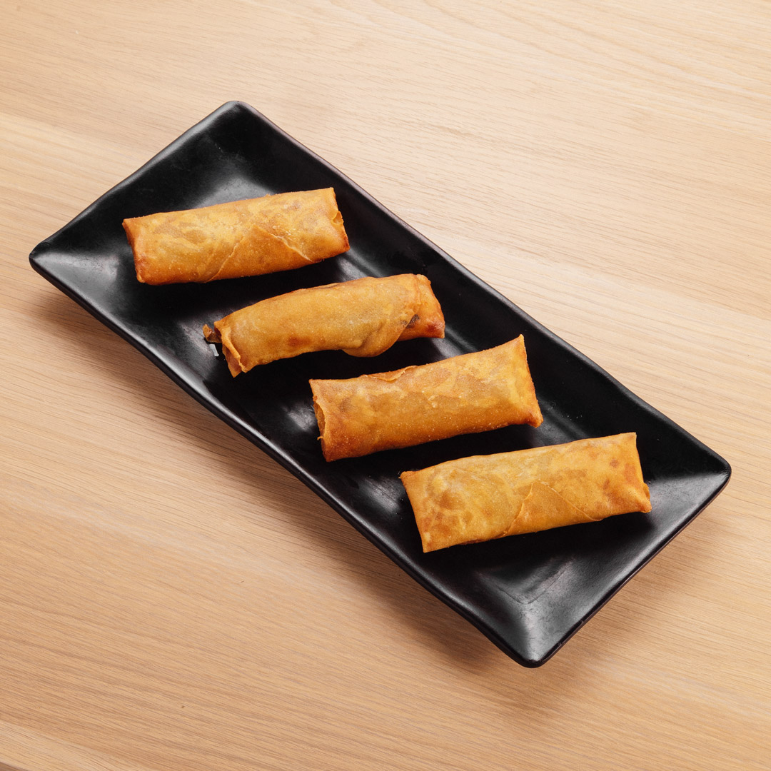 Order 22. Four Pieces Crispy Egg Roll food online from Tasty Noodle House store, Irvine on bringmethat.com