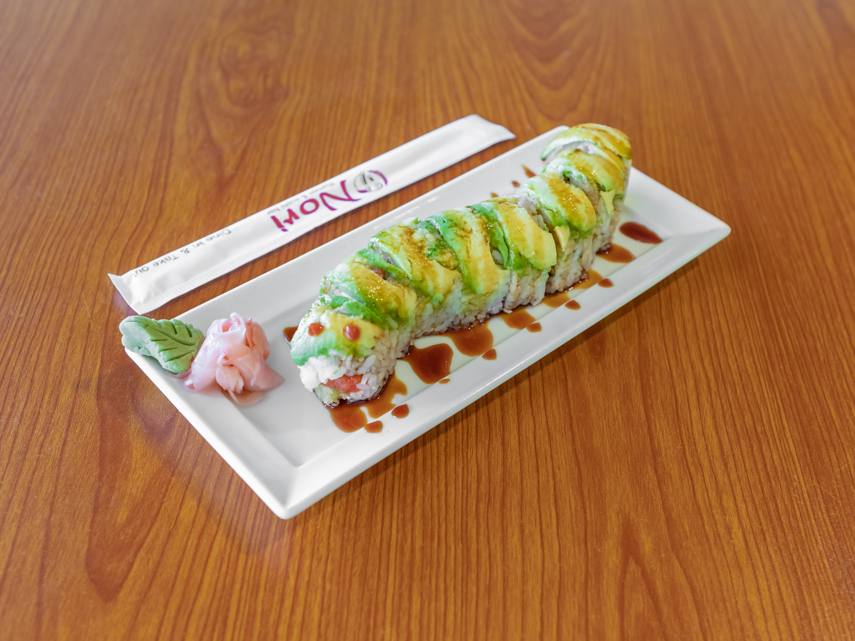 Order Caterpillar Roll food online from Nori Ramen And Sushi Bar store, Rio Rancho on bringmethat.com