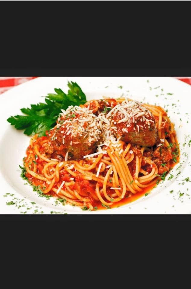 Order Spaghetti with Meatballs - Pasta food online from Roma Italian Restaurant store, Sallisaw on bringmethat.com