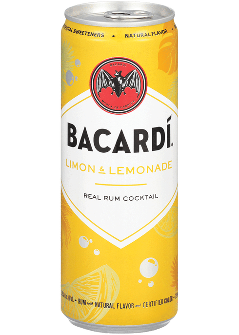 Order Bacardi Limón and Lemonade - Canned food online from Danzon store, Grand Rapids on bringmethat.com