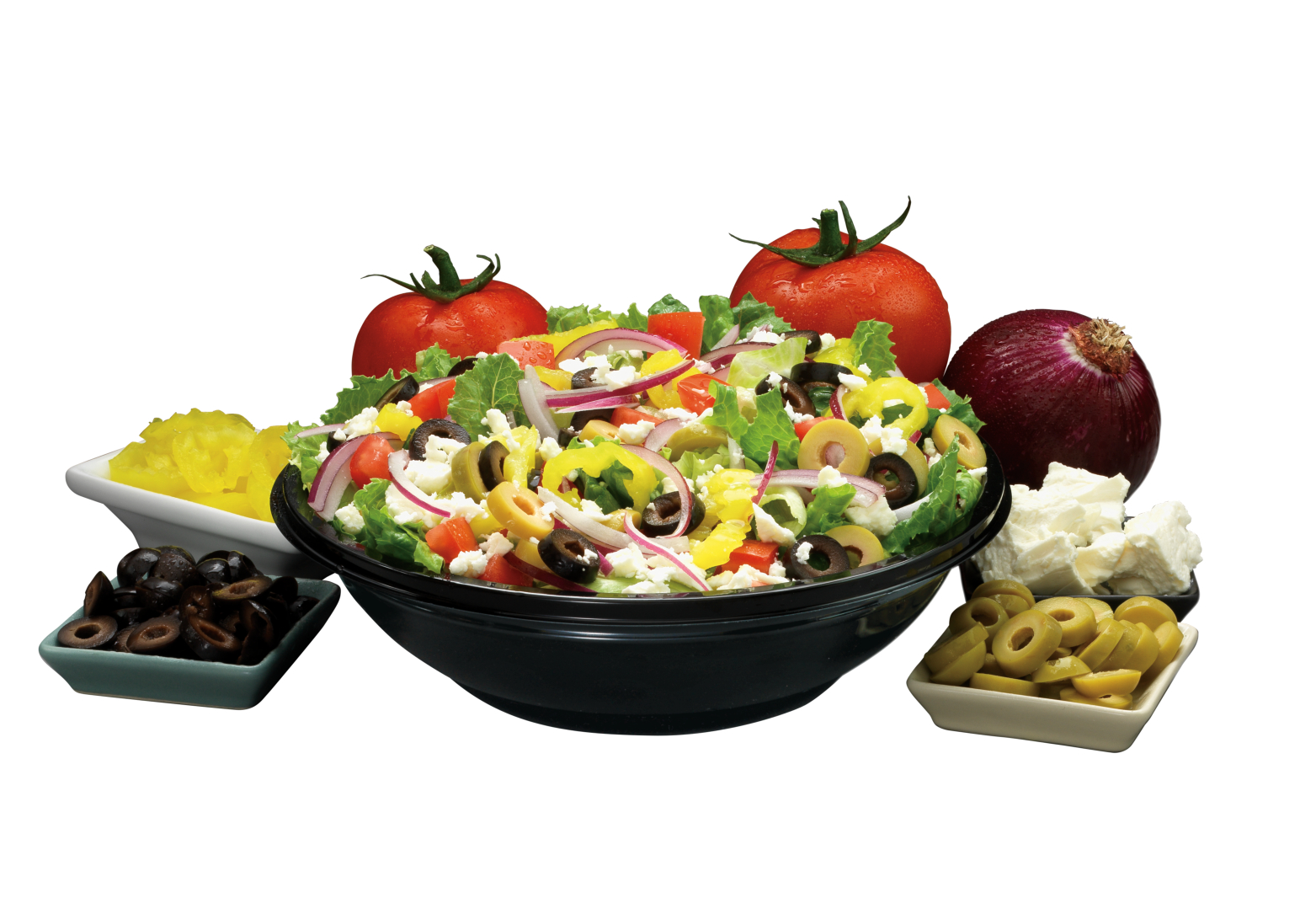 Order Mediterranean Salad food online from Blackjack Pizza store, Greeley on bringmethat.com