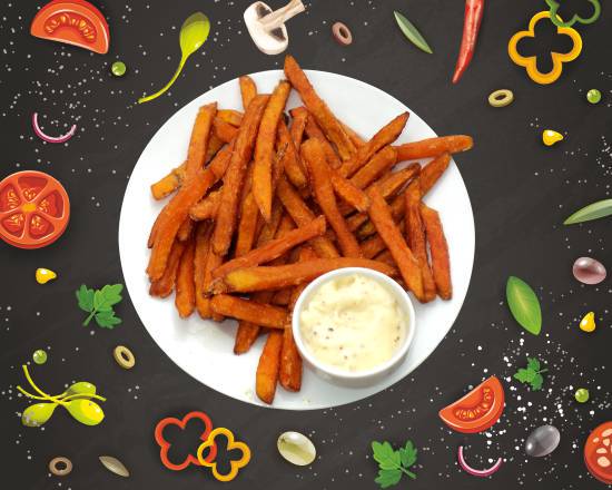 Order Sweet Potato Fries  food online from Burgers & Beyond store, Canton on bringmethat.com