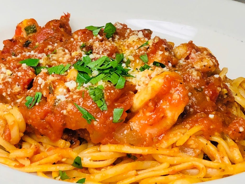 Order Spaghetti with Bolognese Sauce - Pasta food online from Marabella Washington store, Washington on bringmethat.com