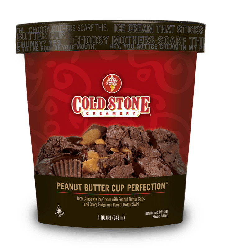 Order Peanut Butter Cup Perfection™ Pre-packed Quart food online from Cold Stone Creamery store, Daly City on bringmethat.com