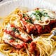 Order Spaghetti with Meat Sauce food online from Milanos Pizza Trinidad store, Overton on bringmethat.com