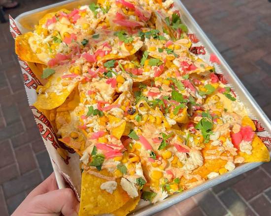 Order Crab and Street Corn Nachos food online from Chickie & Pete store, Atlantic City on bringmethat.com