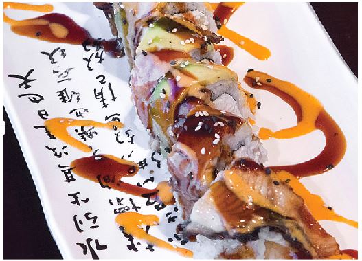 Order Dragon Roll food online from Khanya Ramen & Sushi store, Chula Vista on bringmethat.com