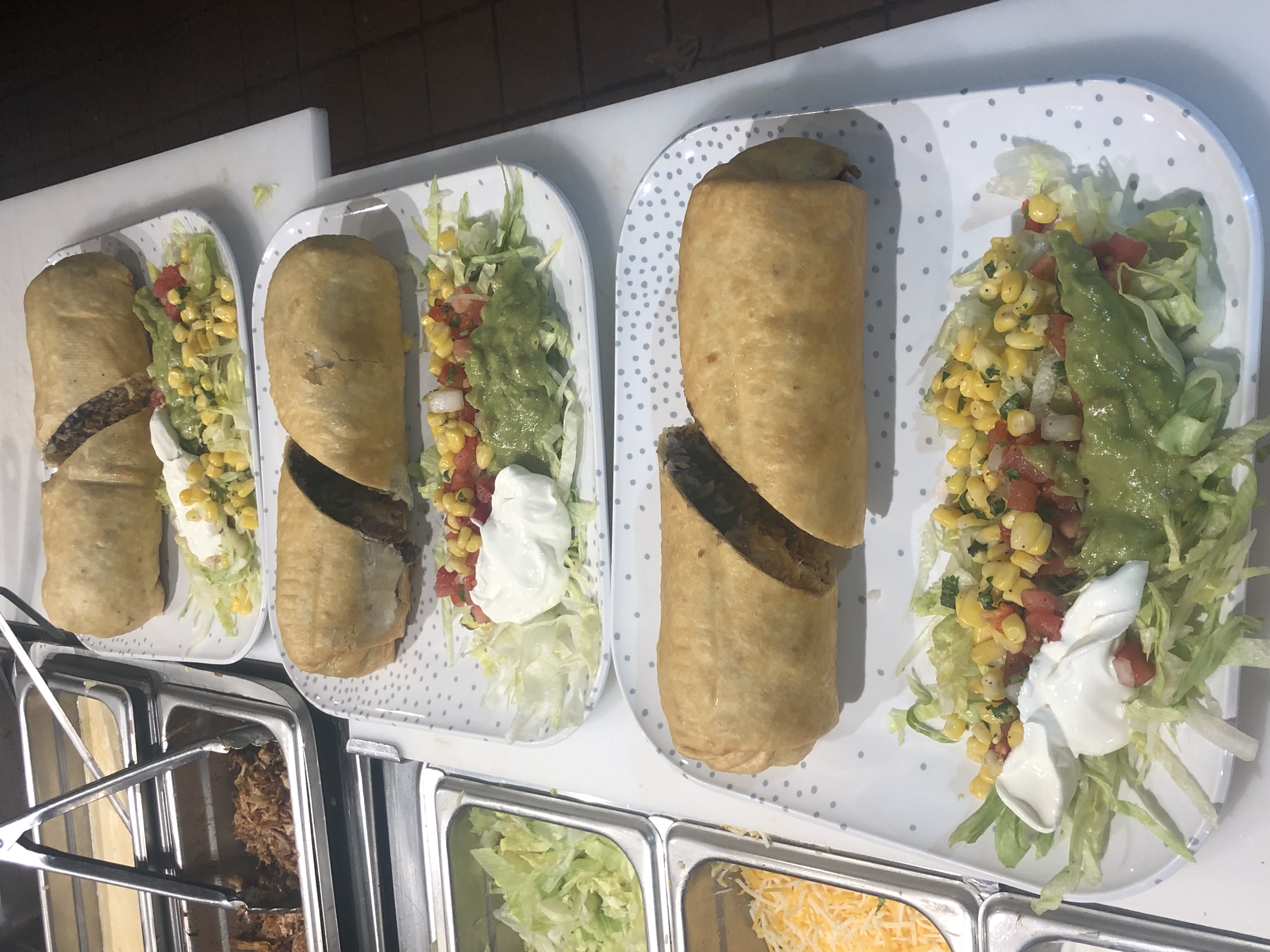 Order Chimichanga Deep fried burrito  food online from Caliente Mexican store, Providence on bringmethat.com