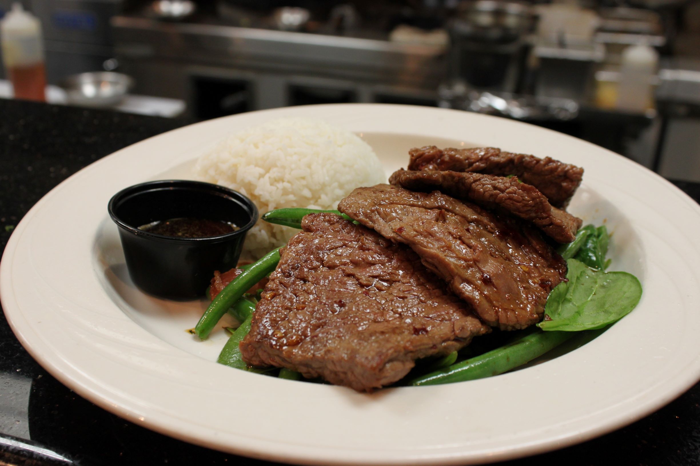 Order Chef's Special Shanghai Steak food online from Bamboo Bistro store, Austin on bringmethat.com