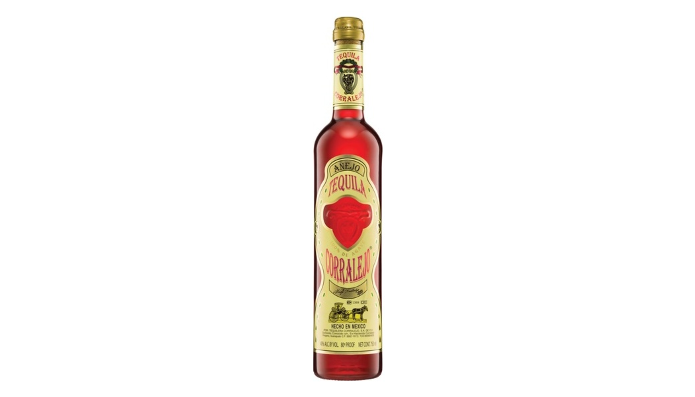 Order Corralejo Tequila Anejo 750mL food online from Golden Rule Liquor store, West Hollywood on bringmethat.com