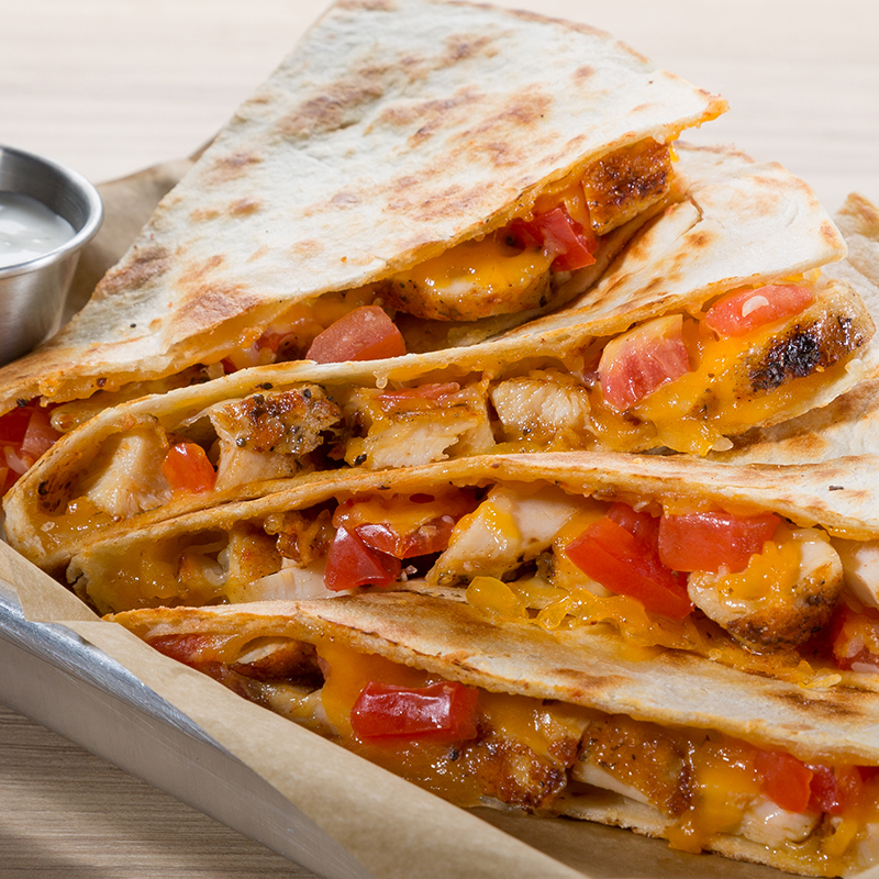 Order Blackened Chicken Quesadilla food online from Wing Zone store, Jacksonville on bringmethat.com