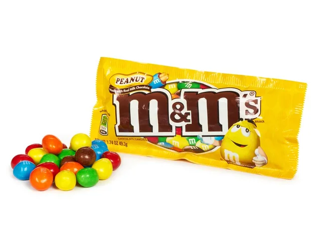 Order Chocolate Peanut M&M's food online from Lucky Dawgs Food Truck store, Chicago on bringmethat.com
