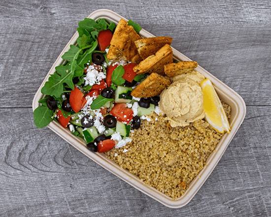 Order My Big Fat Greek Bowl with organic quinoa food online from Downtown Giardino Gourmet Salads store, Miami on bringmethat.com