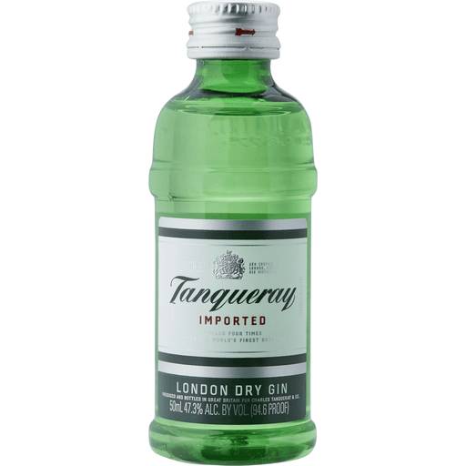 Order Tanqueray Gin (50 ML) 7350 food online from Bevmo! store, Los Angeles on bringmethat.com