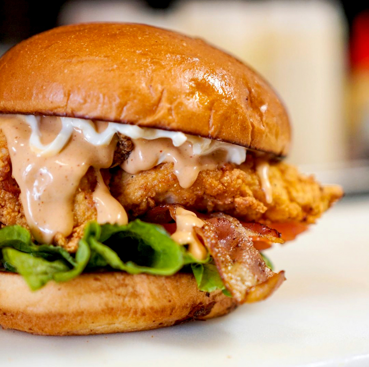 Order Crispy Chicken Sandwich food online from Rhythm Chicken & Waffles store, San Diego on bringmethat.com