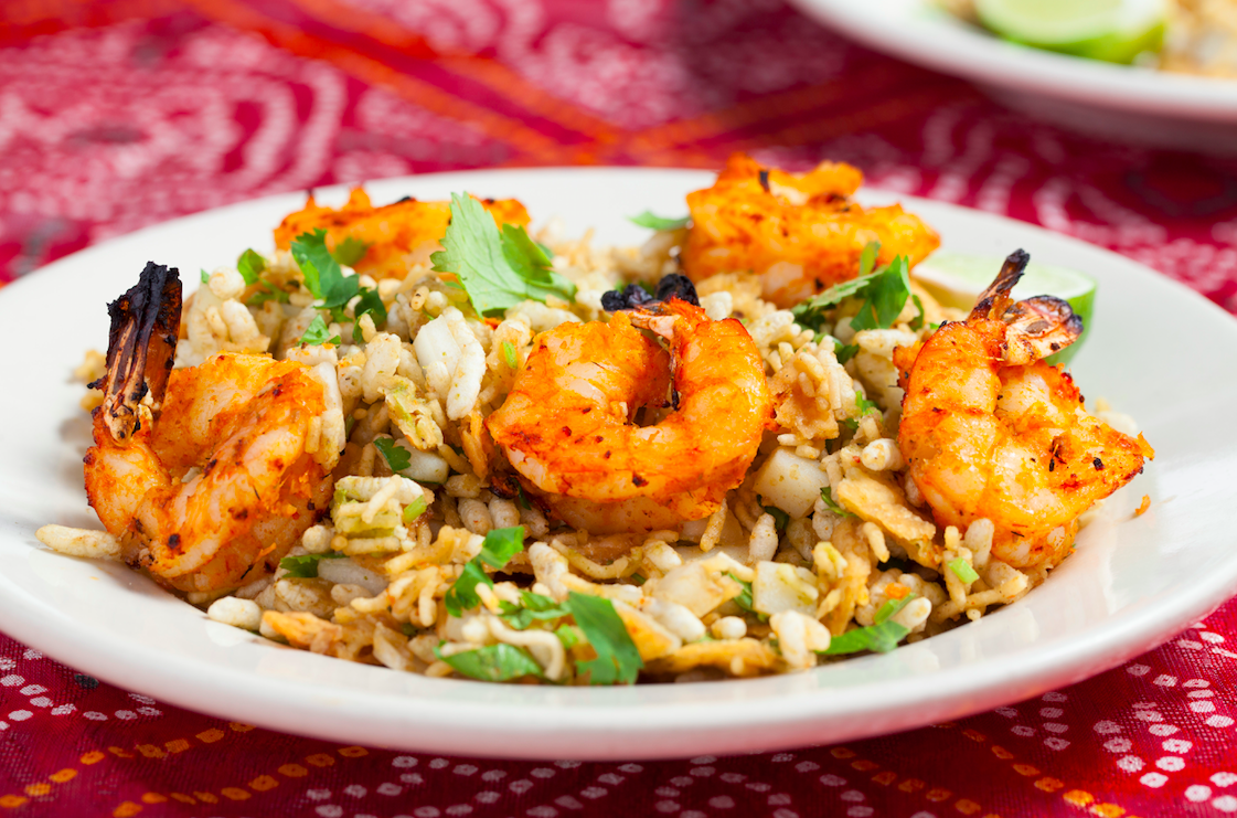 Order Shrimp Chat food online from All India Cafe store, Pasadena on bringmethat.com