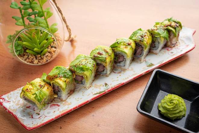 Order Texan Roll food online from Ginza Japanese Restaurant store, Houston on bringmethat.com