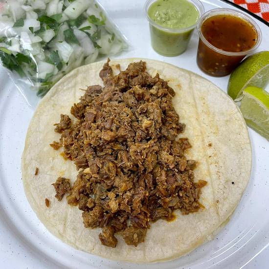 Order Taco Bistec food online from Tortilleria La Real #2 store, Houston on bringmethat.com
