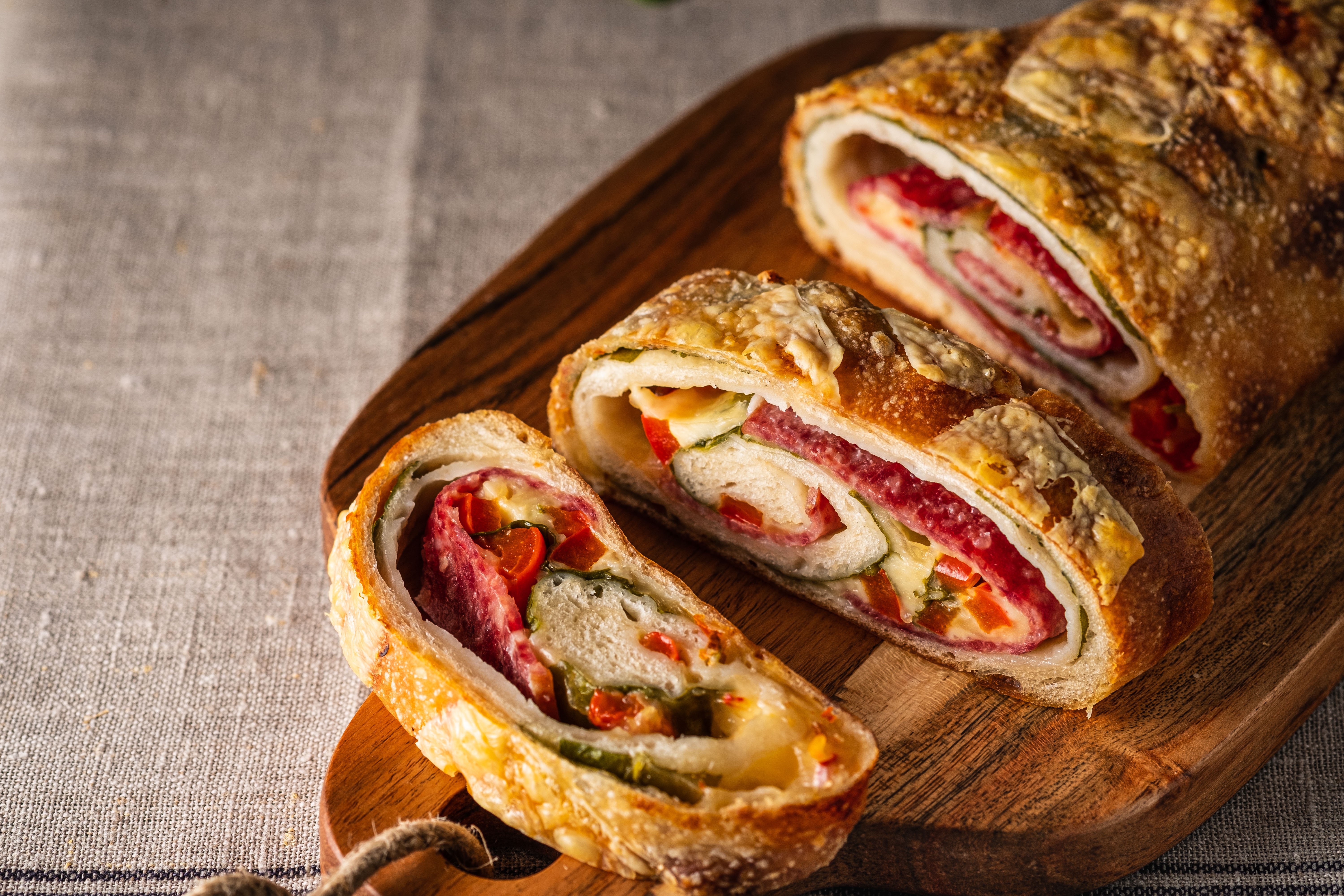 Order Ham, Salami and Capicola Stromboli food online from Paradise Pizza & Grill store, Southington on bringmethat.com