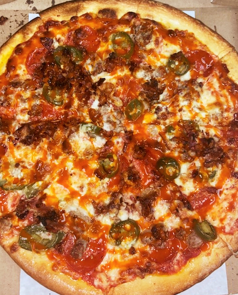 Order Mexican Pizza food online from Panaro's Pizzeria store, Bridgeport on bringmethat.com