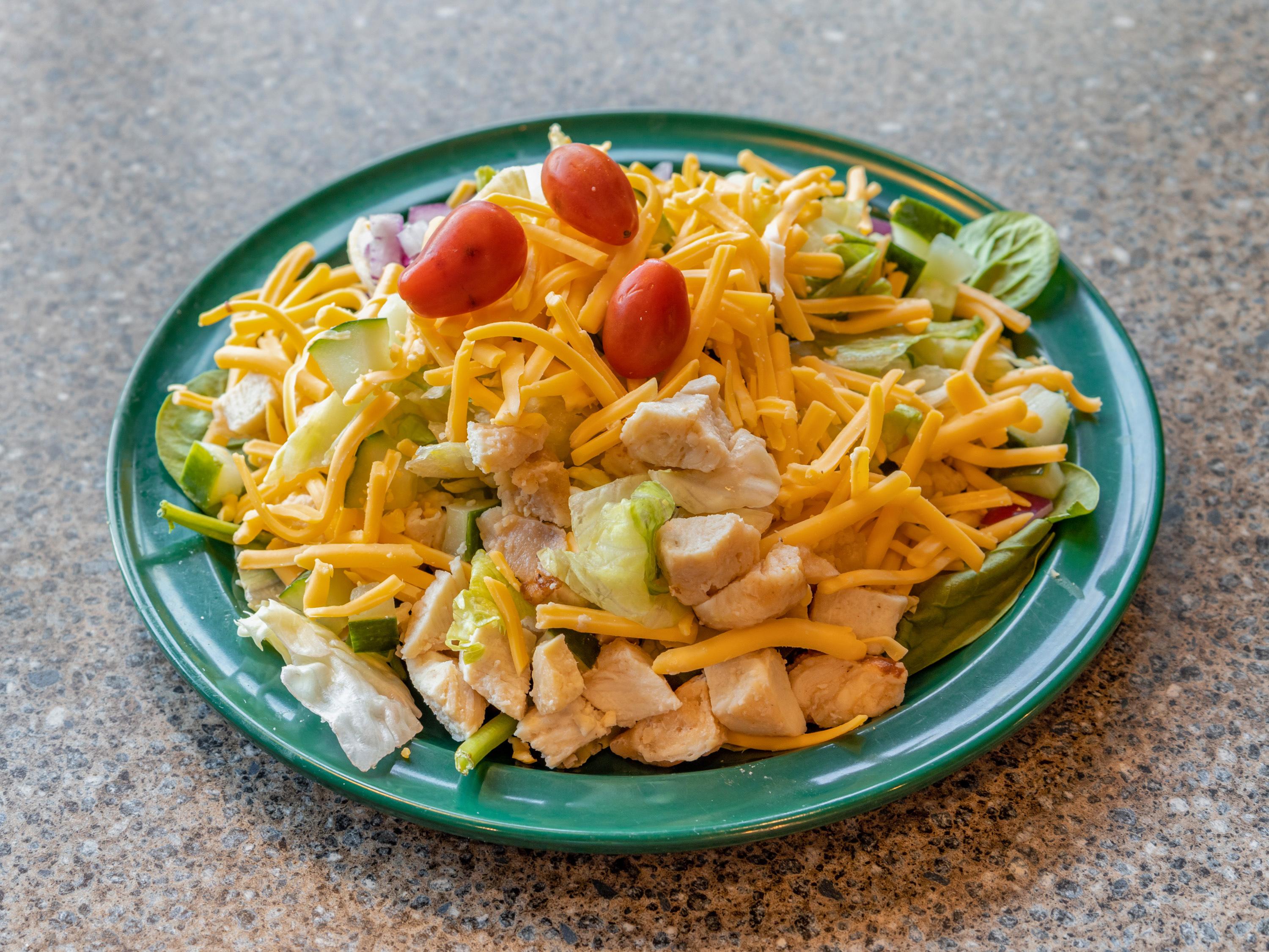 Order Farmer's Grilled Chicken Salad food online from Chicago Pizza store, Speedway on bringmethat.com