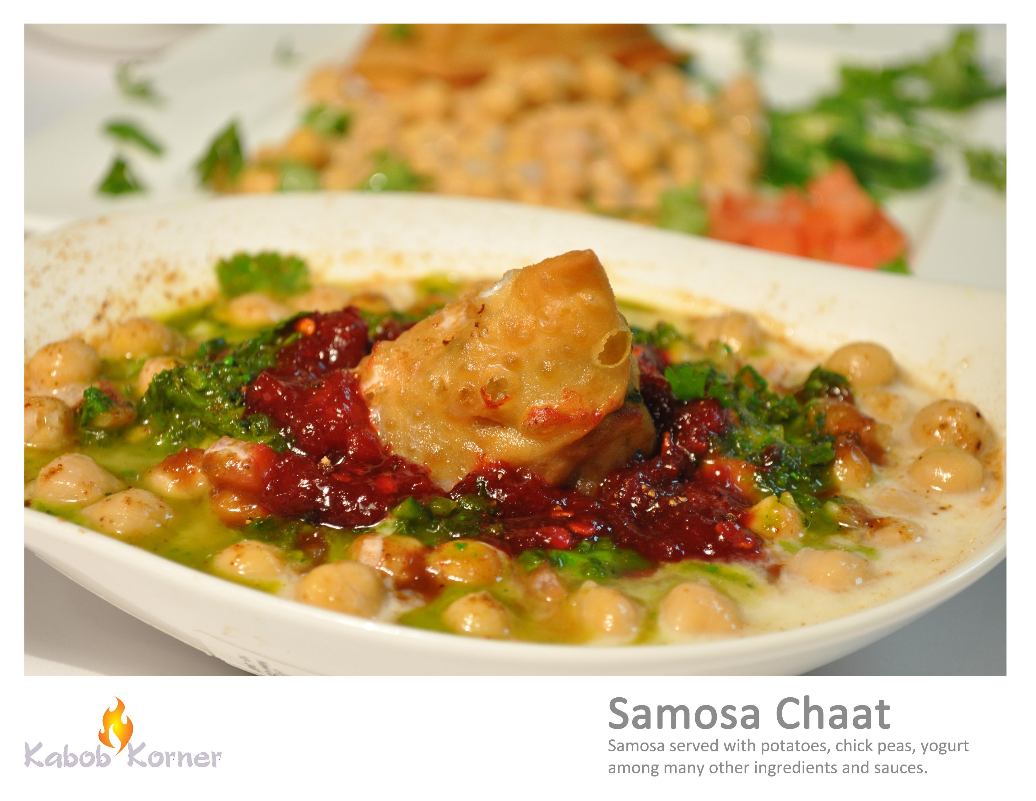 Order Samosa Chaat food online from Kabob Korner store, Katy on bringmethat.com