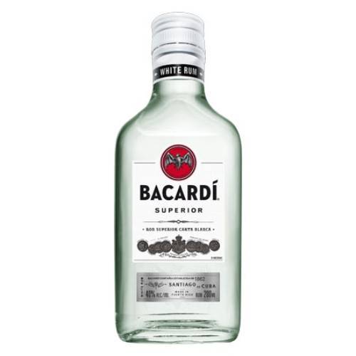 Order Bacardi Superior, 200mL rum (40.0% ABV) food online from Mimi Liquor store, Joliet on bringmethat.com
