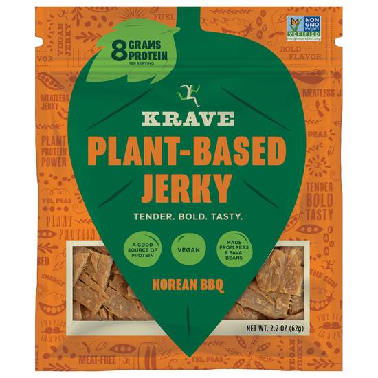 Order Krave Korean BBQ Plant-Based Jerky (2.2 oz) food online from Rite Aid store, Yamhill County on bringmethat.com
