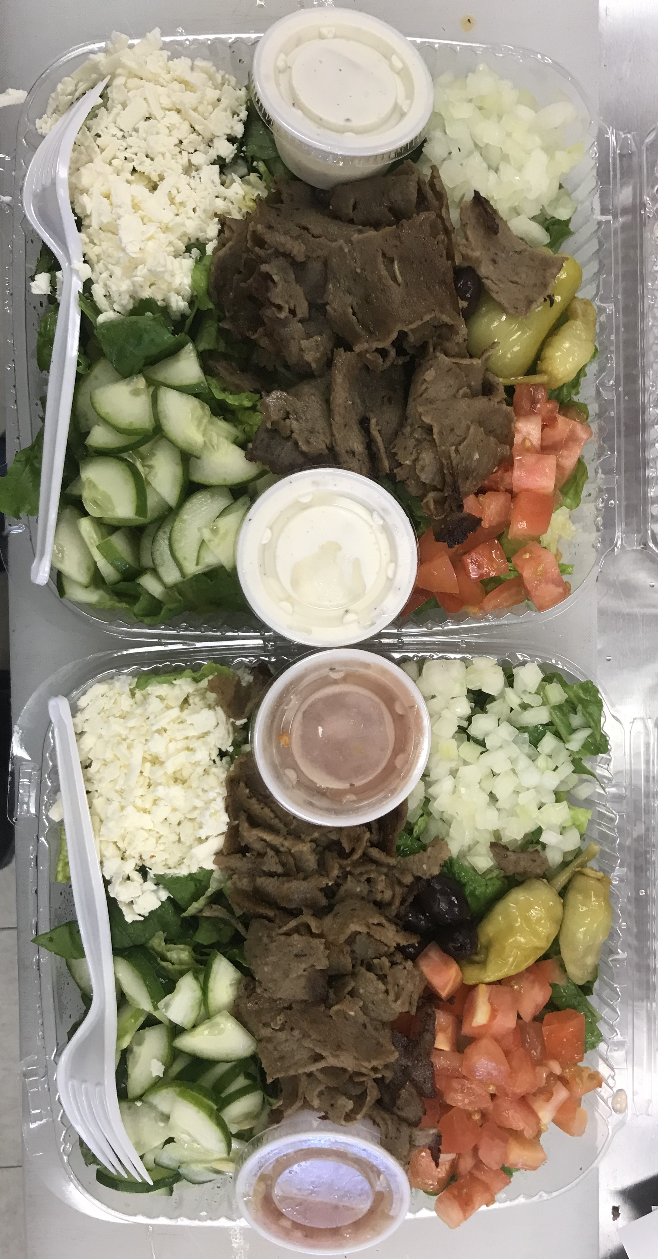 Order Gyro Greek Salad food online from Detroit Coney Grill store, Phoenix on bringmethat.com