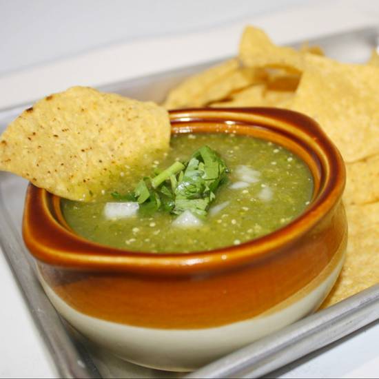 Order Chips with Salsa  food online from Gutierra Vegan Mexican store, Atlanta on bringmethat.com