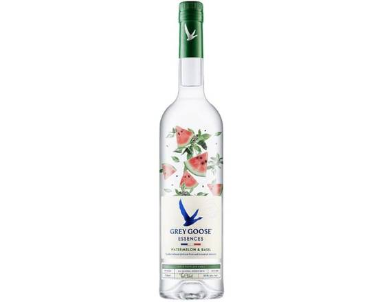 Order Grey Goose, Essences Watermelon & Basil Vodka · 1 L food online from House Of Wine store, New Rochelle on bringmethat.com