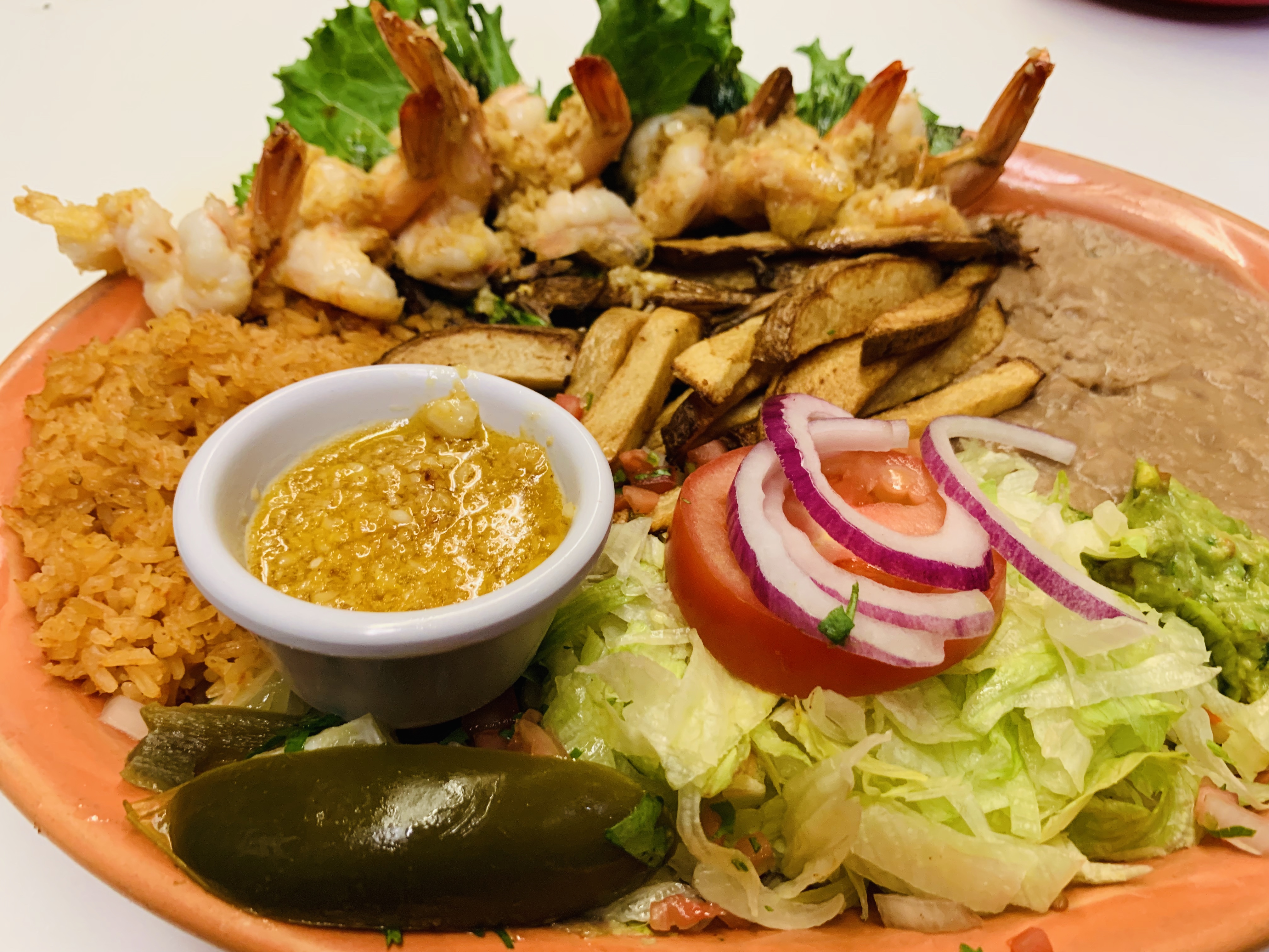Order Camarones a la Mojo De Ajo food online from El Michoacano store, Gilroy on bringmethat.com