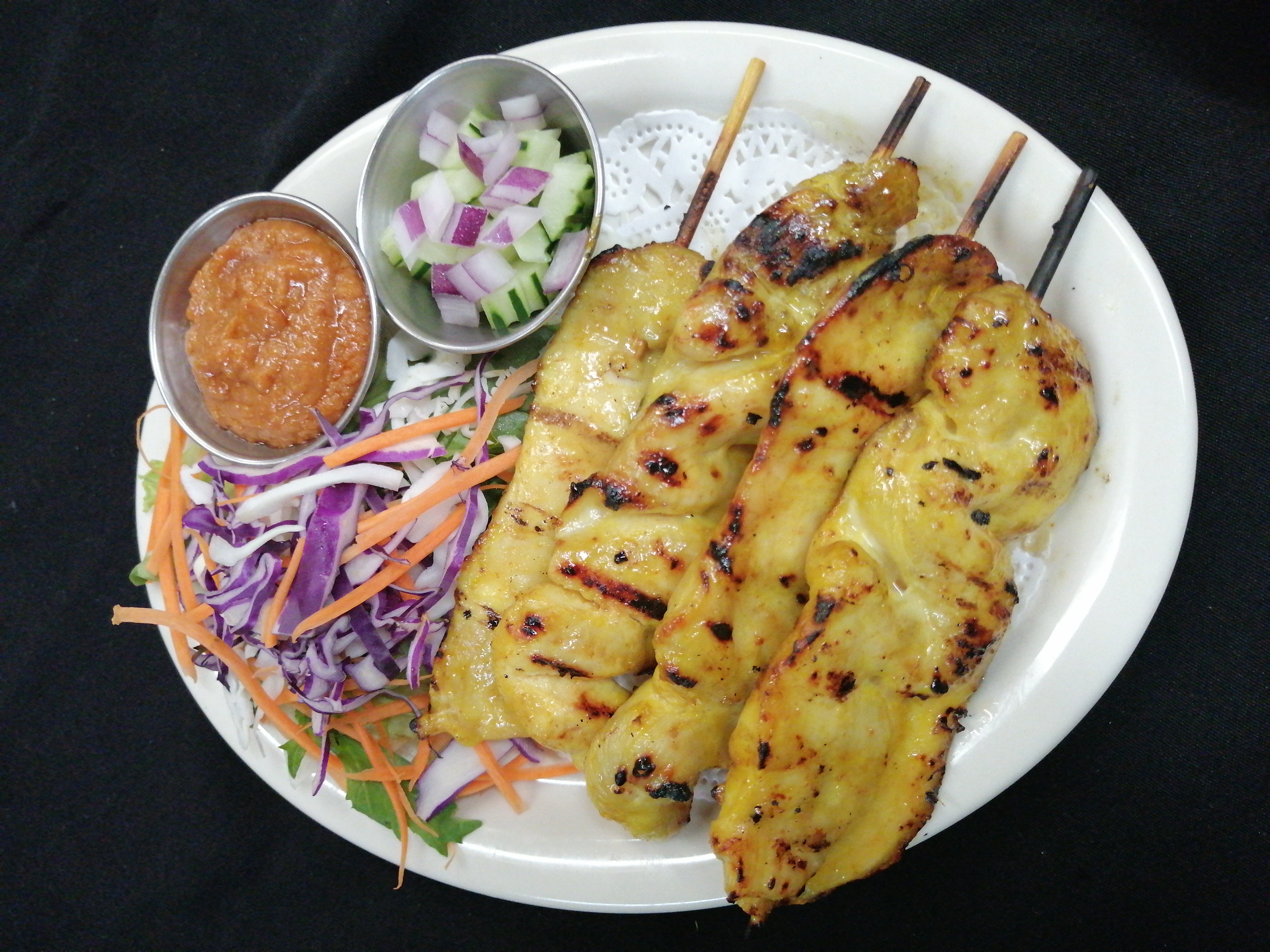 Order Sate Chicken food online from At Bangkok store, Los Angeles on bringmethat.com