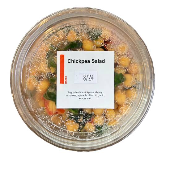 Order Chickpea Spinach Salad food online from Bakey store, Boston on bringmethat.com